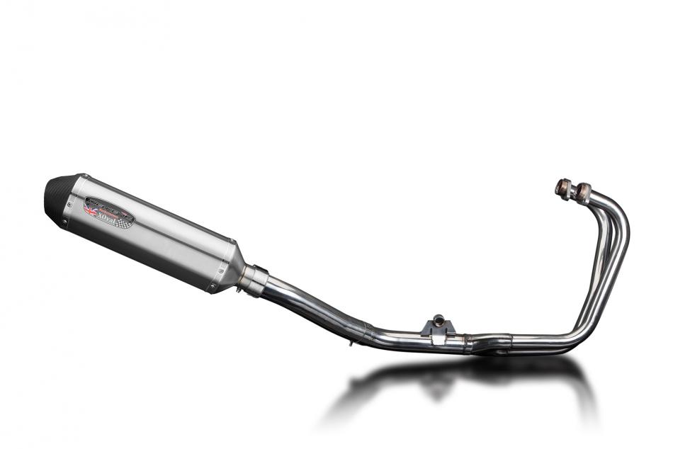 Honda CBF500 A ABS 2004-08 Complete Exhaust 2-1 343mm X-Oval Stainless Silencer