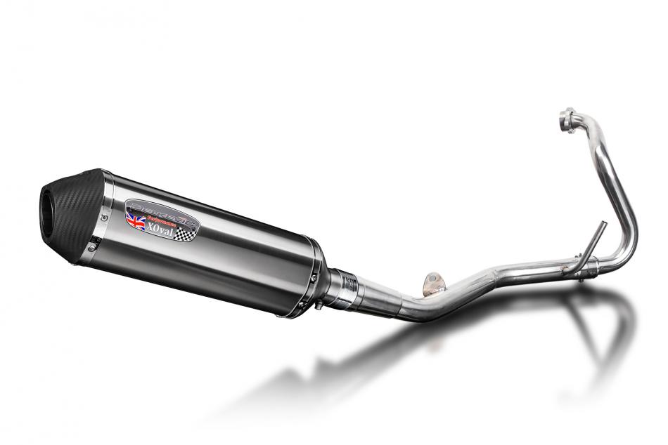 Yamaha YZF-R125 2008-2013 Complete Exhaust 343mm X-Oval Stainless Silencer Can