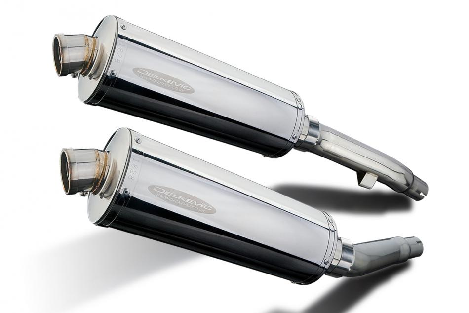 YAMAHA XJ900S DIVERSION 94-03 350mm OVAL STAINLESS BSAU SILENCER EXHAUST KIT