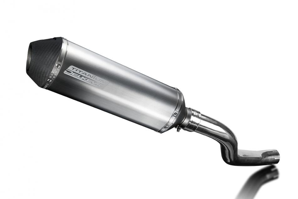 CFMOTO 650NK 2016-2023 343mm X-Oval Titanium Exhaust Silencer Can Kit