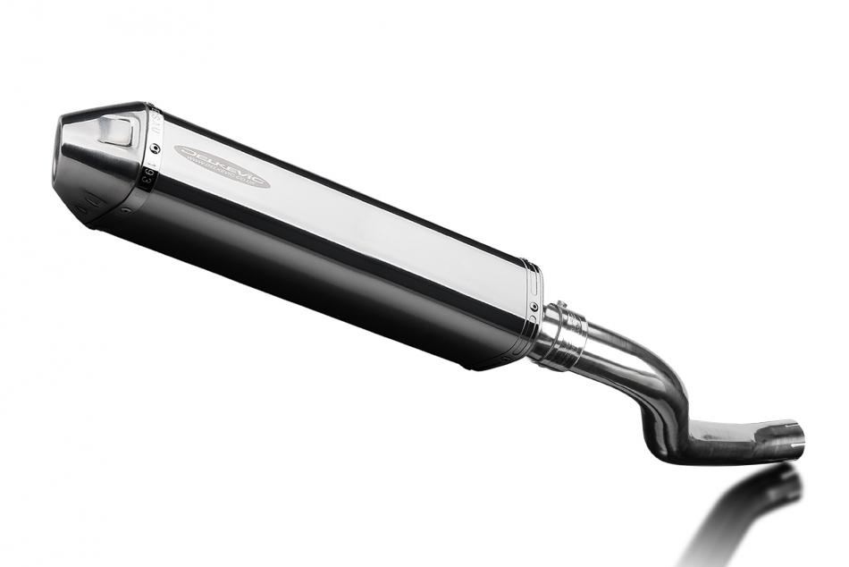 CFMOTO 650NK 2016-2023 420mm Tri-Oval Stainless Exhaust Silencer Can Kit