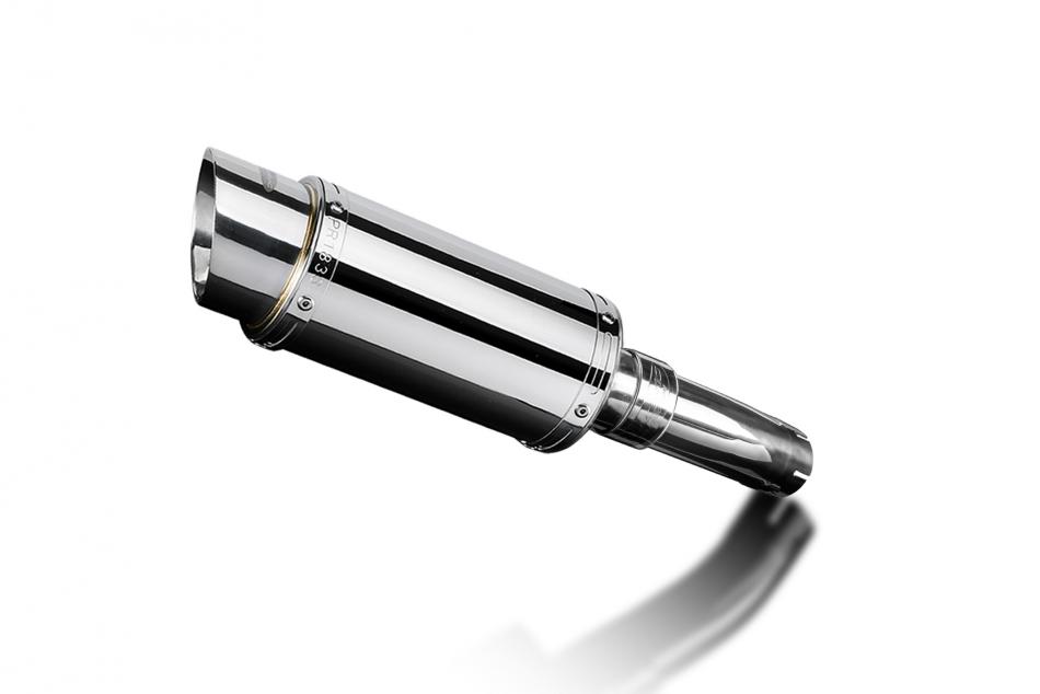 CFMOTO 650NK 2016-2023 200mm Round Stainless Exhaust Silencer Can Kit