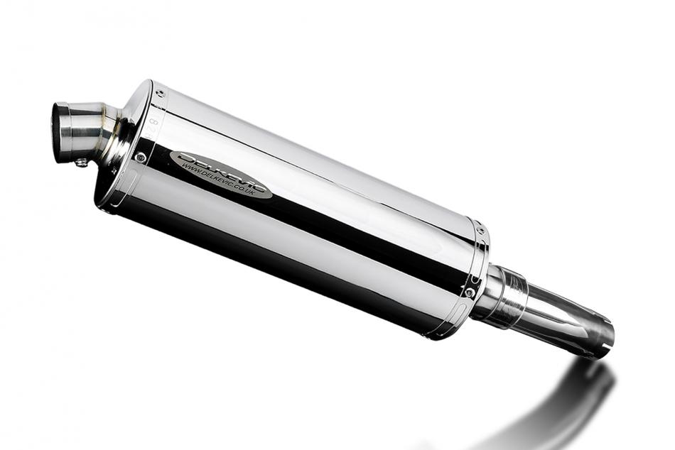 CFMOTO 650NK 2016-2023 350mm Oval Stainless Exhaust Silencer Can Kit