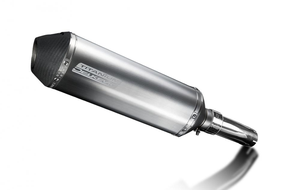 CFMOTO 650NK 2016-2023 343mm X-Oval Titanium Exhaust Silencer Can Kit