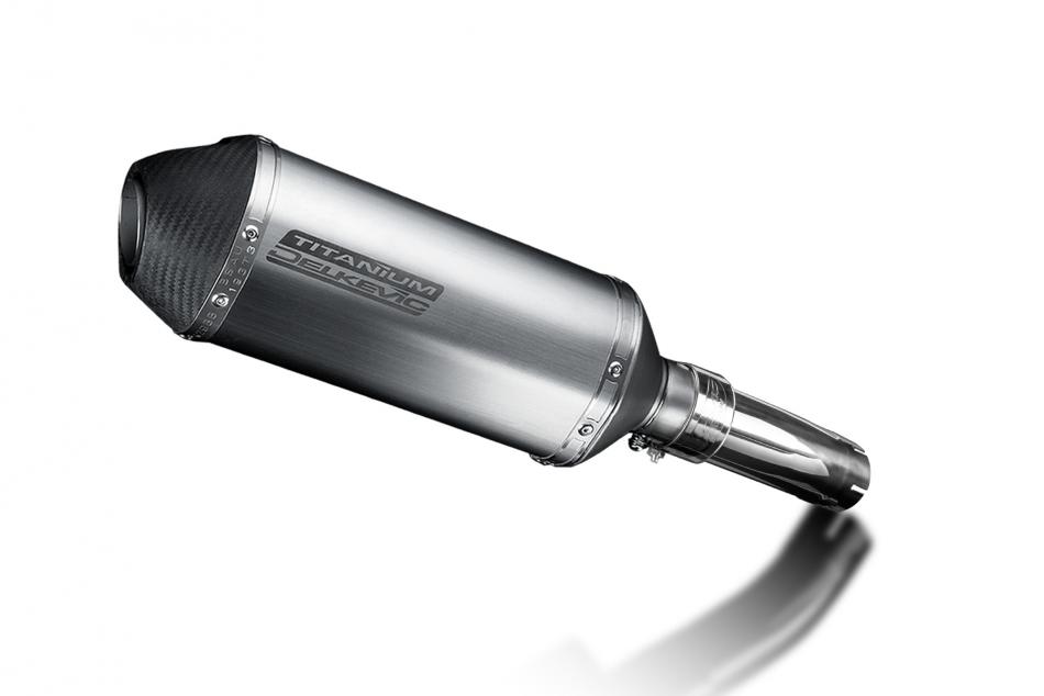 CFMOTO 650NK 2016-2023 260mm X-Oval Titanium Exhaust Silencer Can Kit