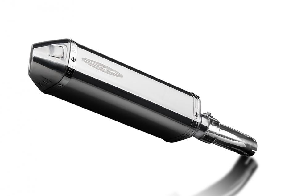 CFMOTO 650NK 2016-2023 320mm Tri-Oval Stainless Exhaust Silencer Can Kit