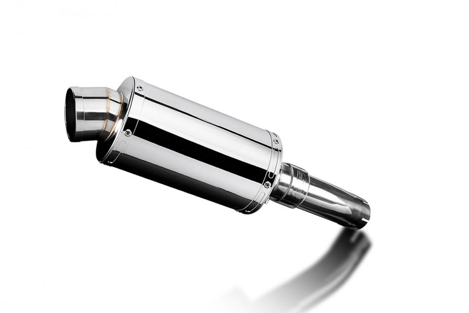 CFMOTO 650NK 2016-2023 225mm Oval Stainless Exhaust Silencer Can Kit