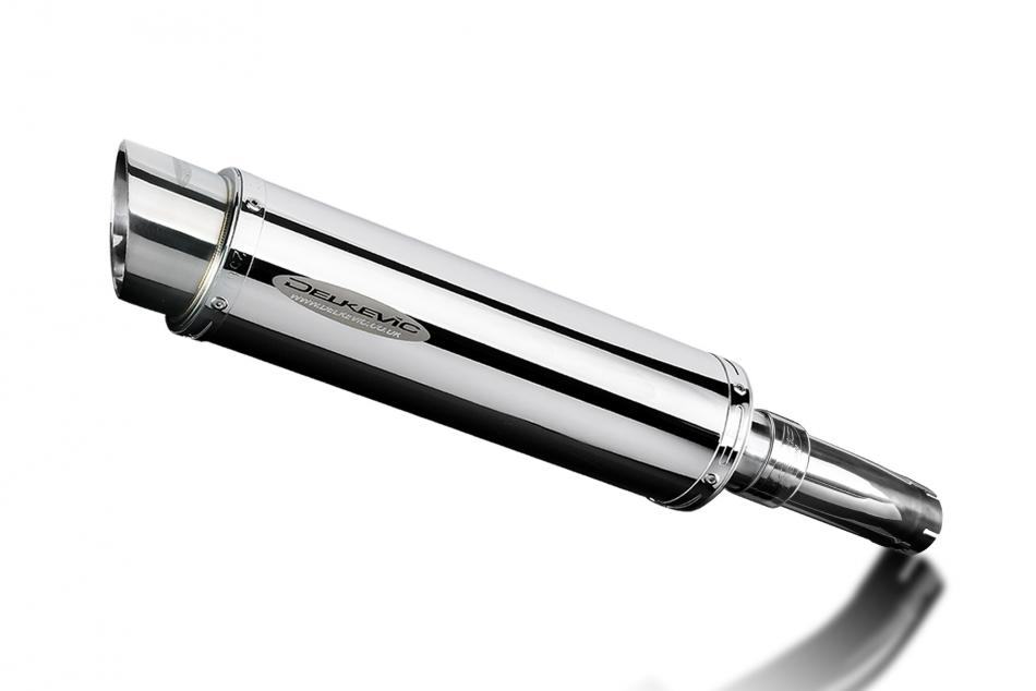 CFMOTO 650NK 2016-2023 350mm Round Stainless Exhaust Silencer Can Kit