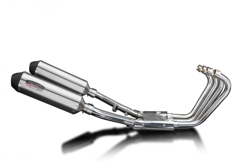 Yamaha XJR1300 1998-2003 Complete Exhaust 4-2 343mm X-Oval Stainless Silencers