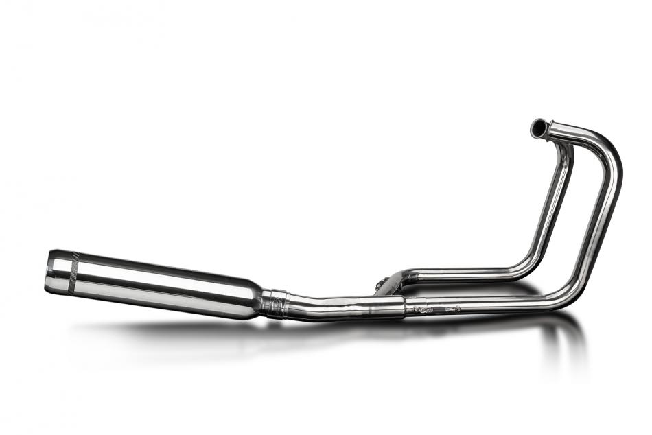 Kawasaki Z400 A/D/S 1974-77 Full Exhaust 2-1 410mm Bull Nose Stainless Silencer