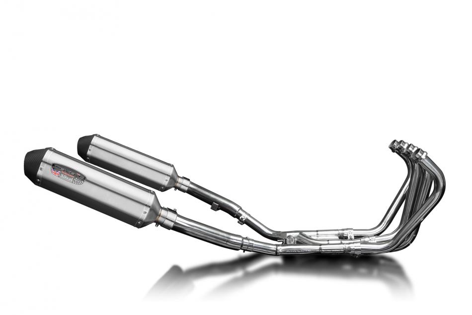 Yamaha XJ900 Diversion 1994-03 Full Exhaust 4-2 343mm X-Oval Stainless Silencers