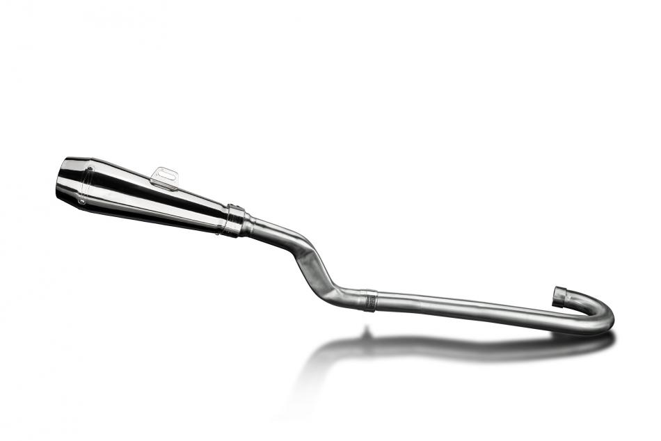 Yamaha XT500 TT500 1977-1989 Full Stainless Exhaust System Reverse Cone Silencer