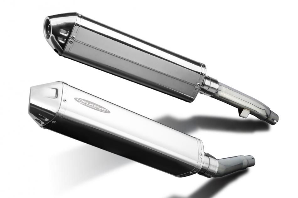 Yamaha XJ900S Diversion 1994-2003 420mm Tri-Oval Stainless Exhaust Silencer Kit