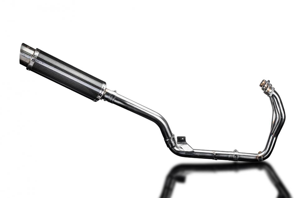 Triumph Tiger 800 2011-2018 Full Exhaust 3-1 Carbon Ceramic 350mm Round Silencer