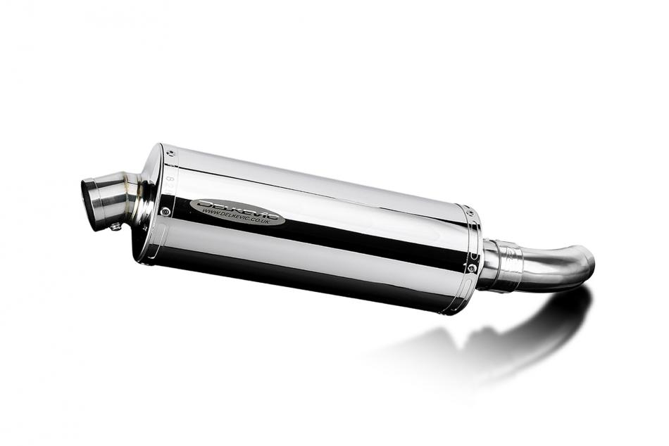 Benelli Leoncino 500 Trail 2021-2023 350mm Oval Stainless Exhaust Silencer Kit