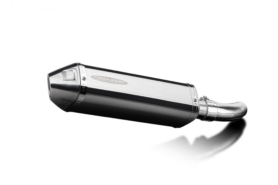 Benelli Leoncino 500 Trail 2021-23 320mm Tri-Oval Stainless Exhaust Silencer Kit