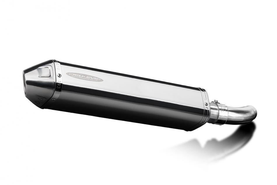 Benelli Leoncino 500 Trail 2021-23 420mm Tri-Oval Stainless Exhaust Silencer Kit