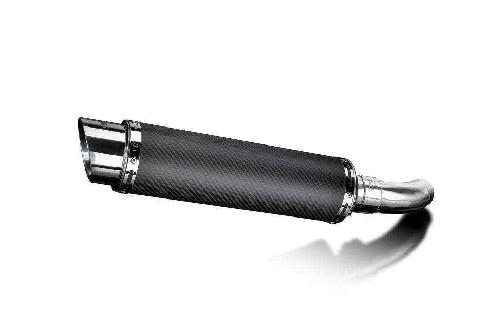 Benelli Leoncino 500 Trail 2021-2023 350mm Round Carbon Exhaust Silencer Can Kit