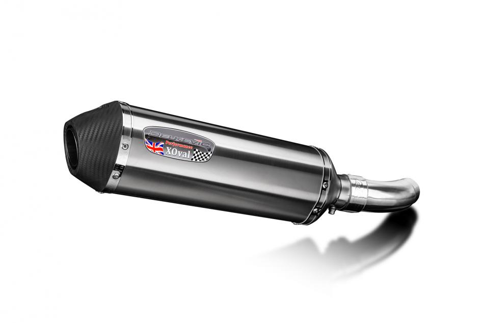 Benelli Leoncino 500 Trail 2021-2023 343mm X-Oval Stainless Exhaust Silencer Kit