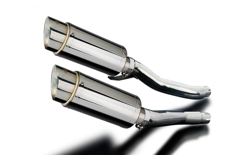 YAMAHA XJ600N XJ600S DIVERSION 92-04 200mm ROUND STAINLESS SILENCER EXHAUST