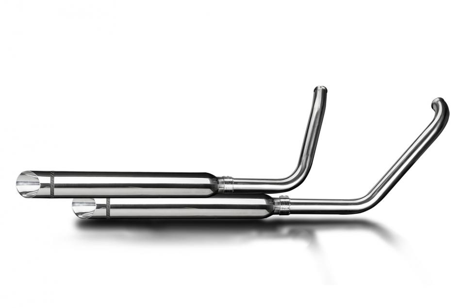 Kawasaki VN1500 98-03 VN1600 05-06 Full Exhaust 2-2 550mm Slash Cut Silencers