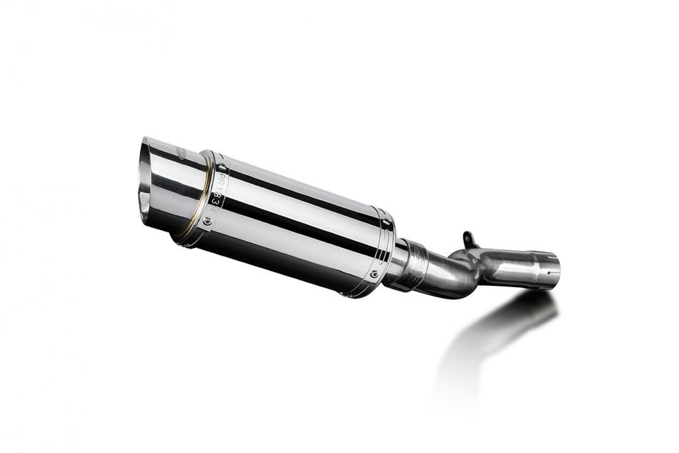 F900 R/XR 2020-2024 / MINI 200mm (8 inch) ROUND SILENCER 304 STAINLESS STEEL