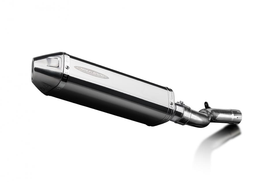 F900 R/XR 2020-2024 / TRI-OVAL 320mm (13 inch) RH SILENCER 304 STAINLESS STEEL