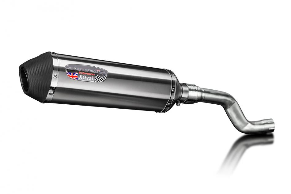 Yamaha XT500 TT500 1977-1989 343mm X-Oval Stainless Exhaust Silencer Can Kit