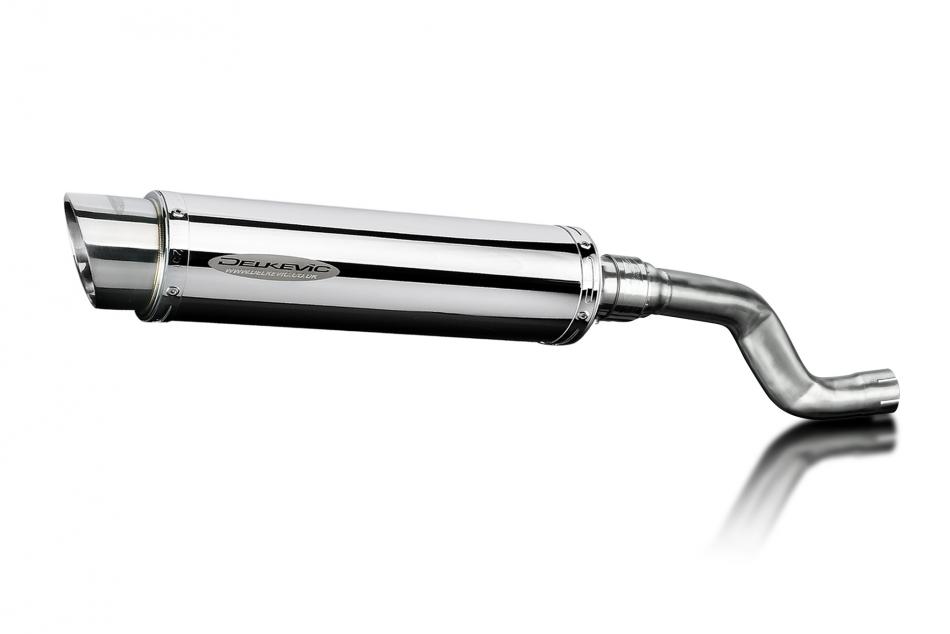 Yamaha XT500 TT500 1977-1989 350mm Round Stainless Exhaust Silencer Can Kit