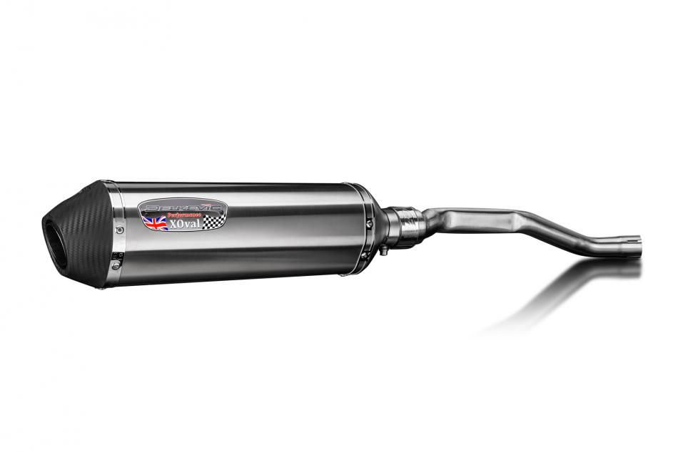 XL250S 1978-1981 / XOVAL 343mm (13.5 inch) RH SILENCER BRUSH 304 STAINLESS STEEL