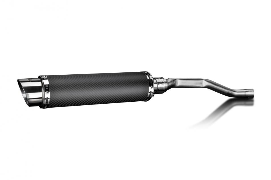 XL250S 1978-1981 / DL10 ROUND 350mm (14 inch) CARBON FIBRE SILENCER