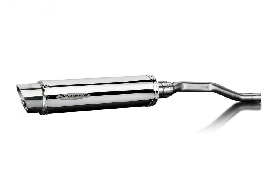 XL250S 1978-1981 / SL10 ROUND 350mm (14 inch) SILENCER 304 STAINLESS STEEL