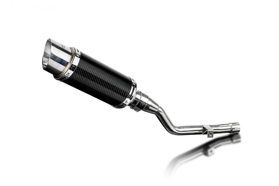 Honda CRF300L 2021-2024 200mm Round Carbon Exhaust Silencer Can Kit