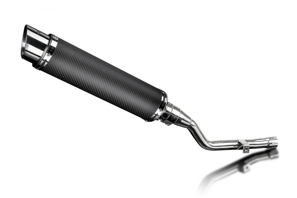 Honda CRF300L 2021-2024 350mm Round Carbon Exhaust Silencer Can Kit