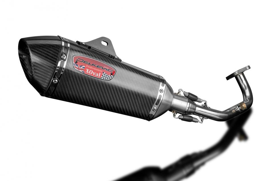 Royal Alloy GP125 2017-2021 Complete Exhaust System With Carbon Fibre Silencer