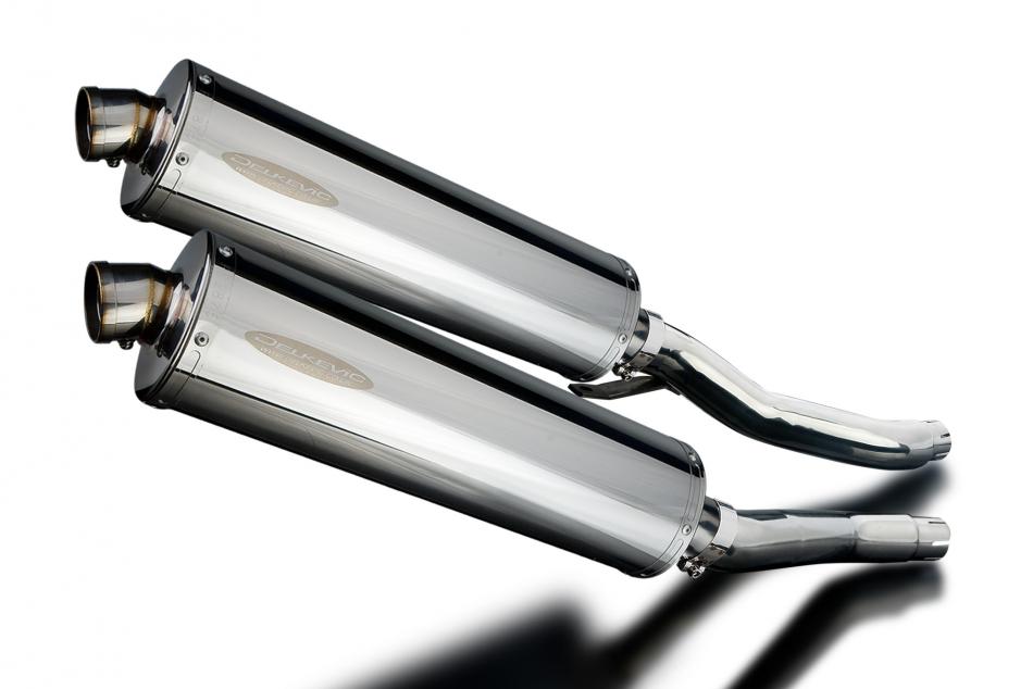 YAMAHA XJ600N XJ600S DIVERSION 92-04 450mm OVAL STAINLESS BSAU SILENCER EXHAUST