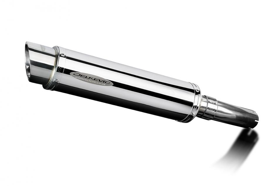 CB750 HORNET 2023-2024 / SL10 ROUND 350mm (14 inch) SILENCER 304 STAINLESS STEEL