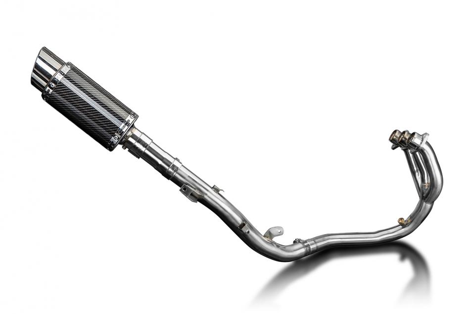 Triumph Tiger 900 GT 2020-2023 Full Exhaust 3-1 200mm Round Carbon Silencer