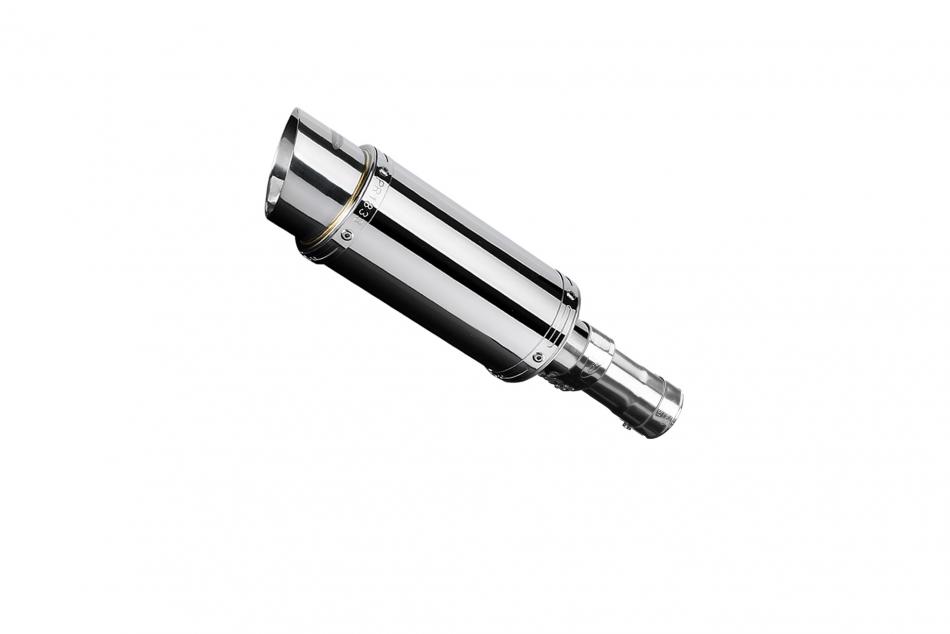TIGER 900 GT 2020-2023 / MINI 200mm (8 inch) ROUND SILENCER 304 STAINLESS STEEL