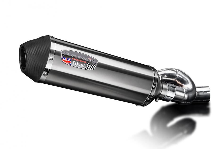 STREET TRIPLE 765RS 2017-2020 / XOVAL 343mm (13.5 inch) RH SILENCER BRUSH 304 STAINLESS STEEL