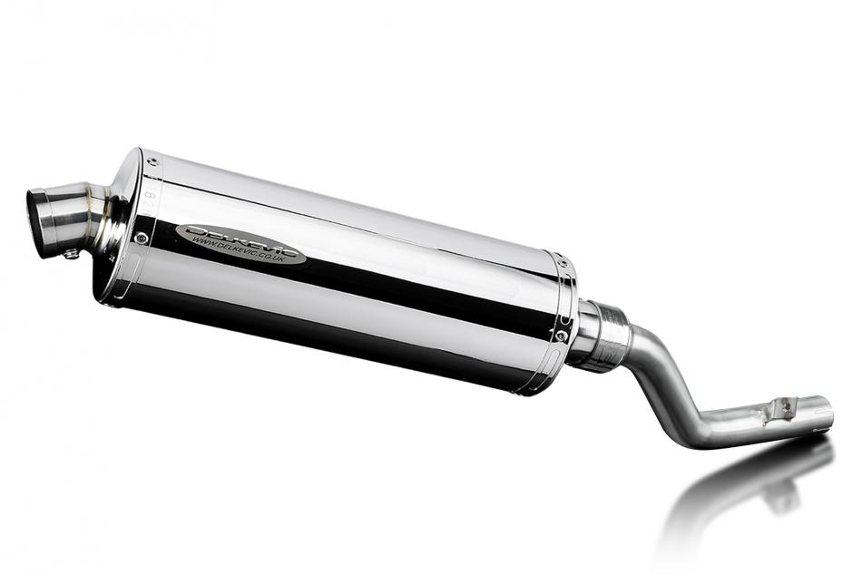 Suzuki DR350 1990-1999 350mm Oval Stainless Exhaust Silencer Can Kit