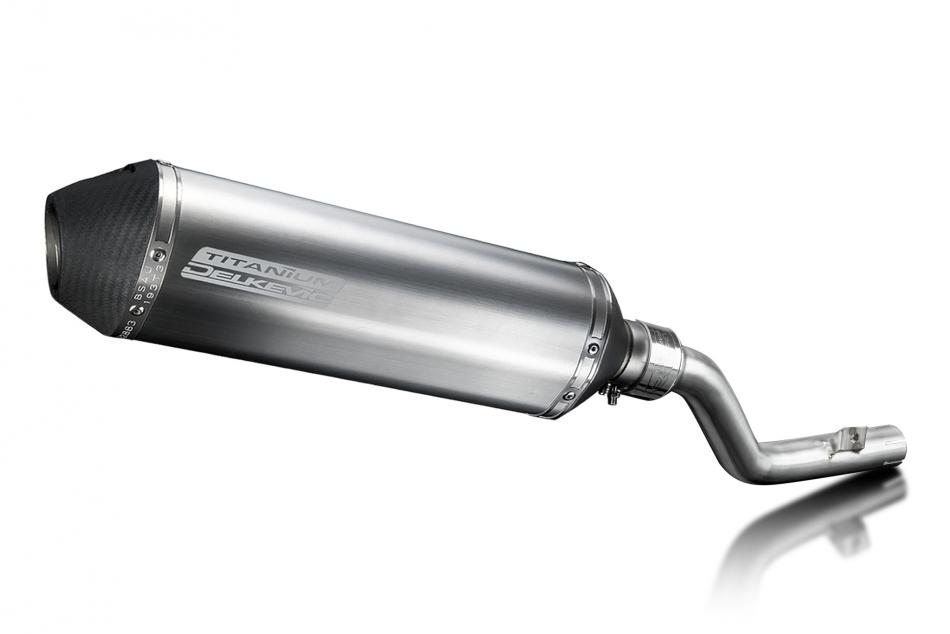 Suzuki DR350 1990-1999 343mm X-Oval Titanium Exhaust Silencer Can Kit