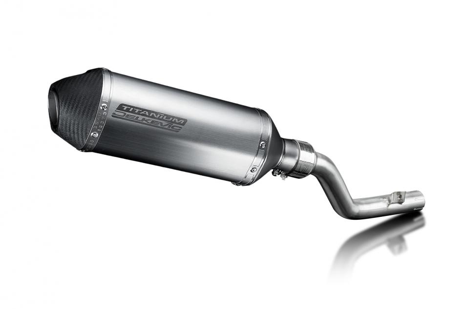 Suzuki DR350 1990-1999 260mm X-Oval Titanium Exhaust Silencer Can Kit