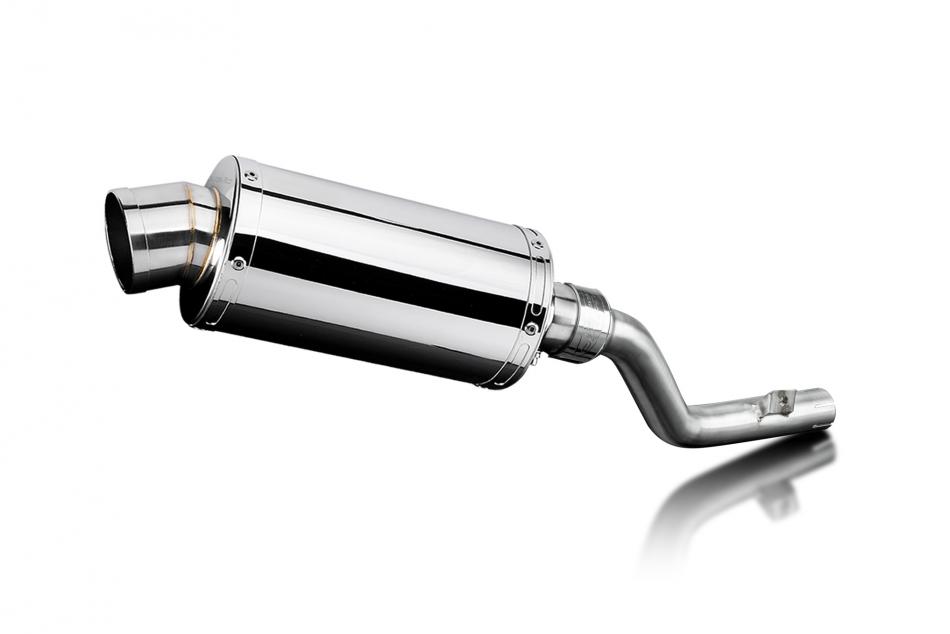Suzuki DR350 1990-1999 225mm Oval Stainless Exhaust Silencer Can Kit