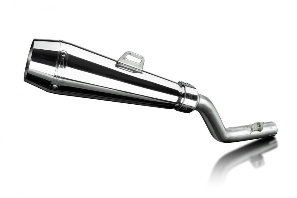 Suzuki DR350 1990-1999 Delkevic Reverse Cone Stainless Exhaust Silencer
