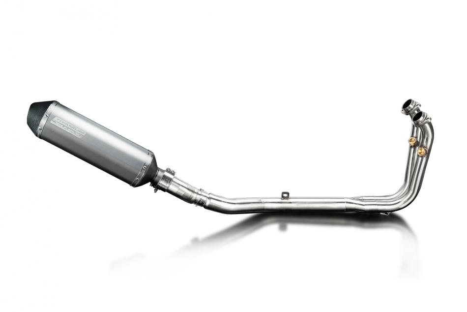 CFMOTO 450SS 2023-2025 / XOVAL 343mm (13.5 inch) TITANIUM SILENCER 2 into 1 COMPLETE SYSTEM