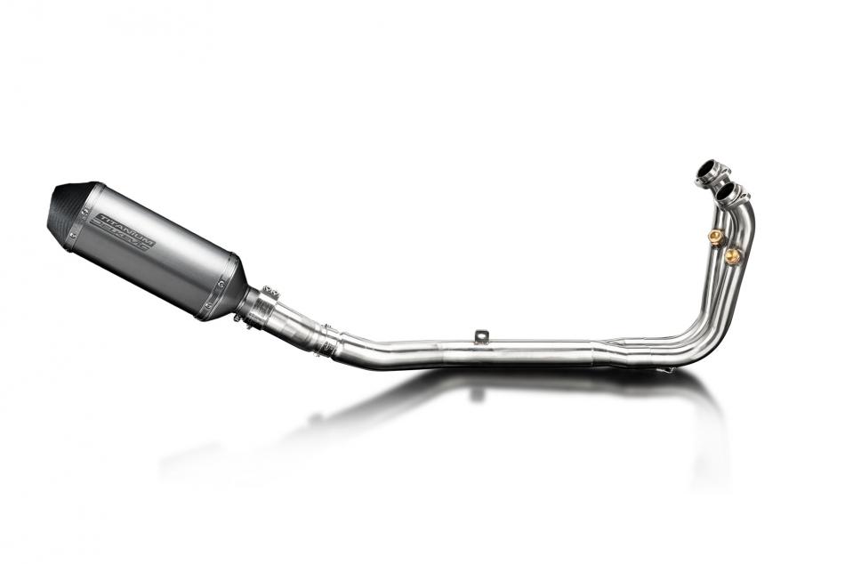 CFMOTO 450SS 2023-2025 / XOVAL 260mm (10 inch) TITANIUM SILENCER 2 into 1 COMPLETE SYSTEM