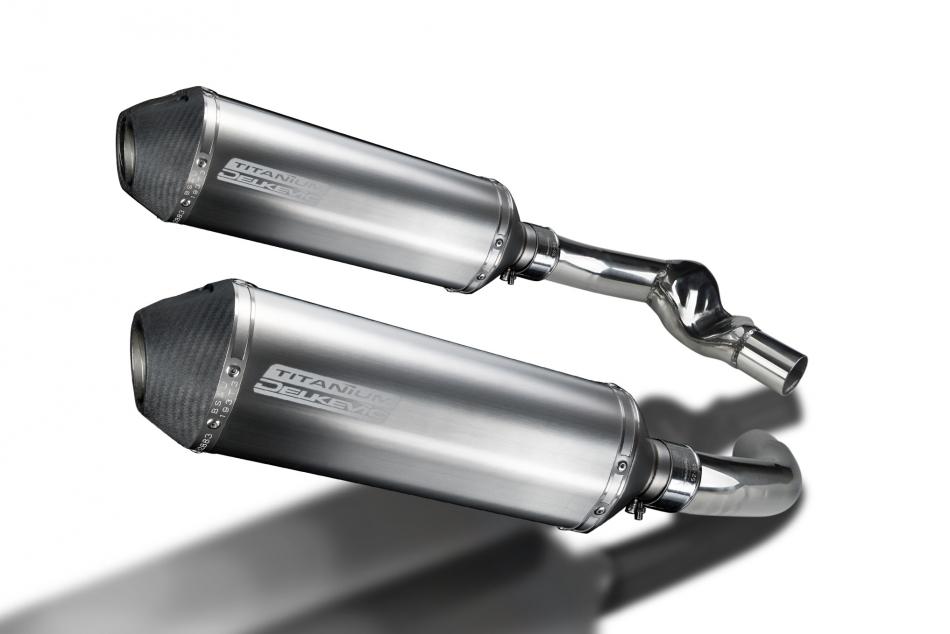 Honda CBR1000F 1987-1999 343mm X-Oval Titanium Exhaust Silencer Can Kit