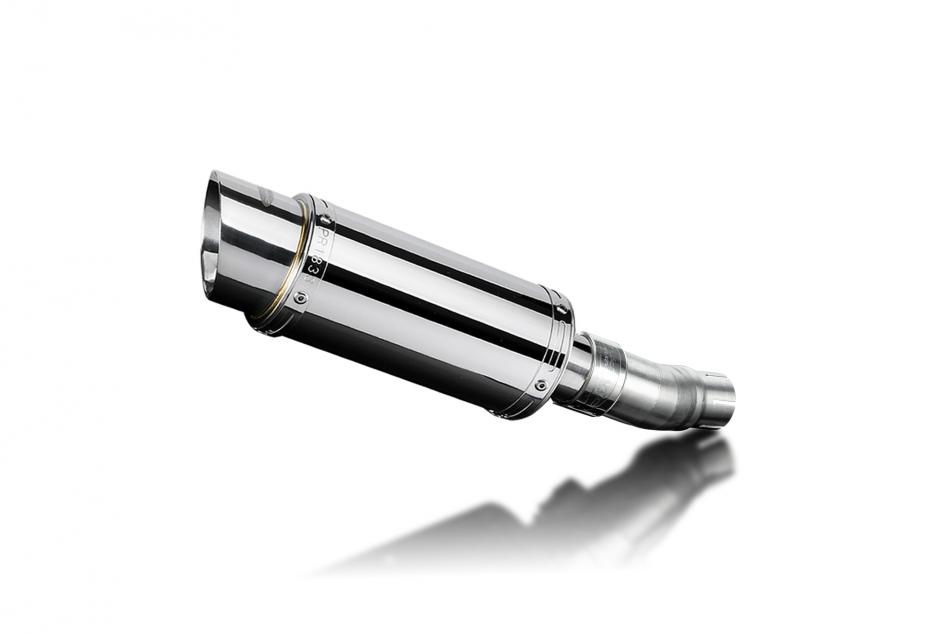 CFMOTO 450SR 2023-2025 200mm Round Stainless Exhaust Silencer Can Kit