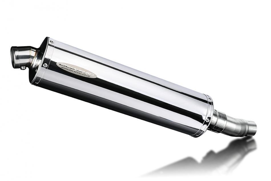 CFMOTO 450SR 2023-2025 450mm Oval Stainless Exhaust Silencer Can Kit